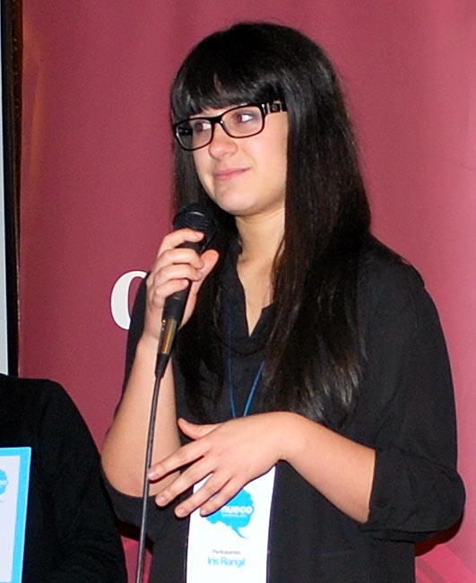 Rangil en los galardones de El Hueco