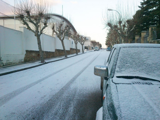 Calle de Soria, a primera hora
