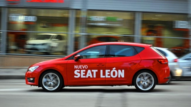 El León en las calles de Soria