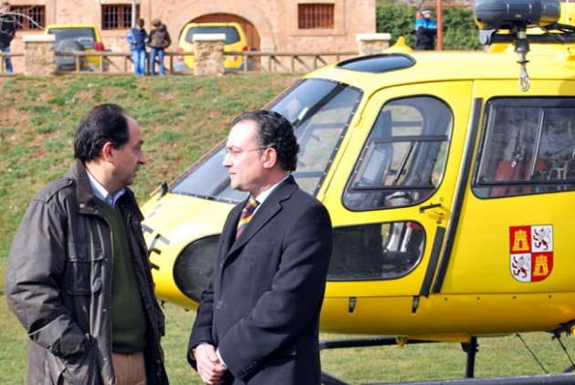 Salguero, (dcha.) con  López