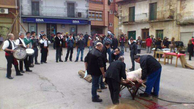 Sacrificio del cerdo