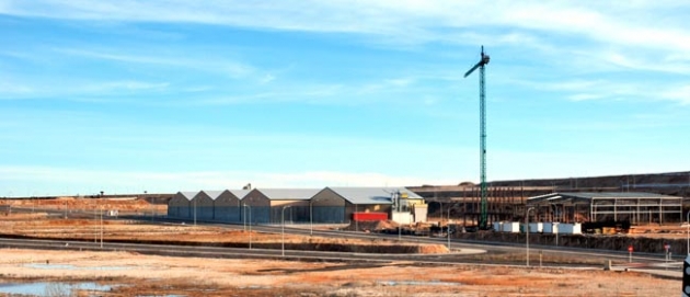 Vista parcial del polígono de Valcorba