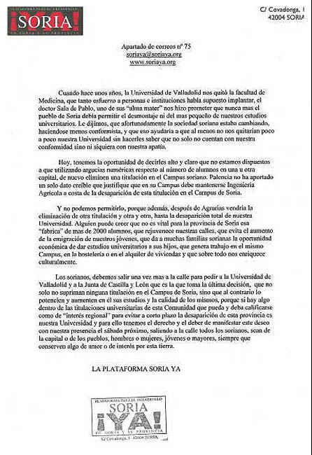 Manifiesto de la plataforma