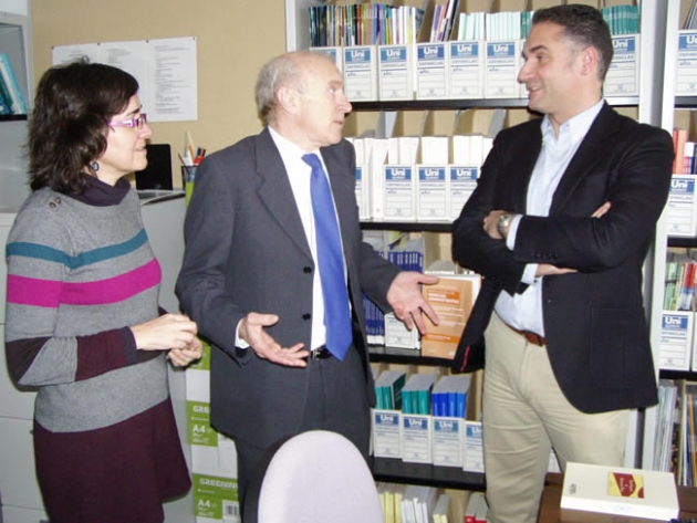 Margarita Villa, Fernández Regalado y Alberto Molina