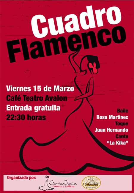 Cartel del cuadro flamenco