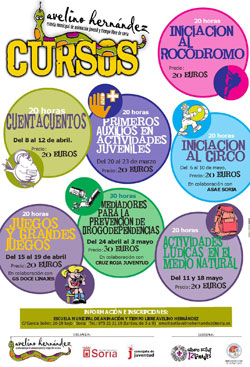 Cartel de los cursos