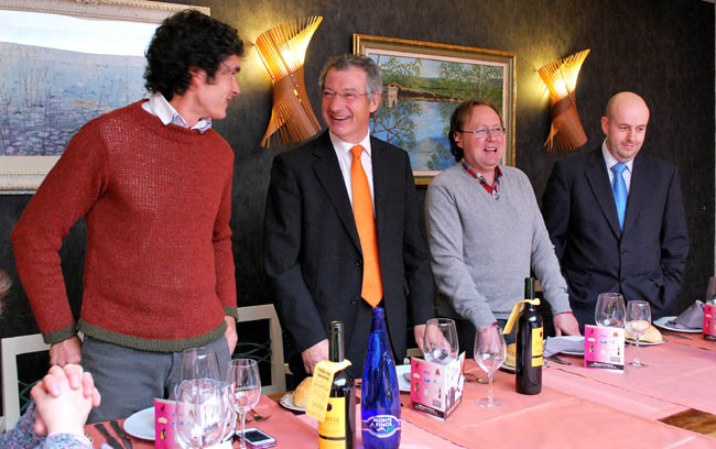 Sanz (izda.), De Francisco, Maté y Burgos