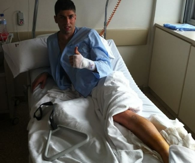 Juanjo recién intervenido