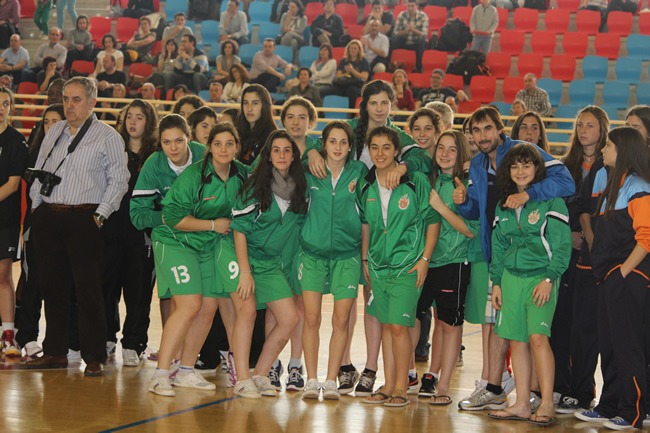 Jugadores del FDR Cadete femenino