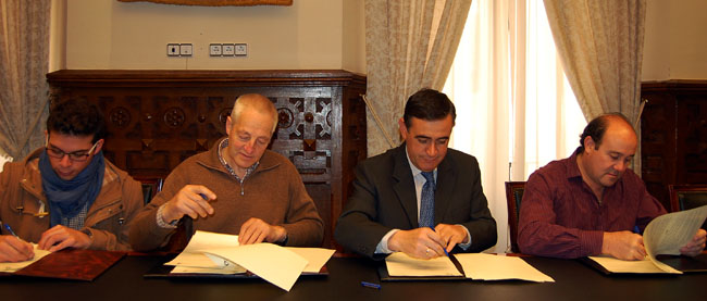 Las Heras (izda.), Rico, Pardo y Millán