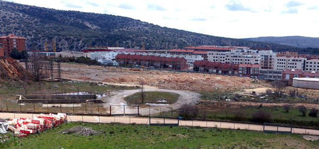 Parcela de Campofrío, vista desde El Viso