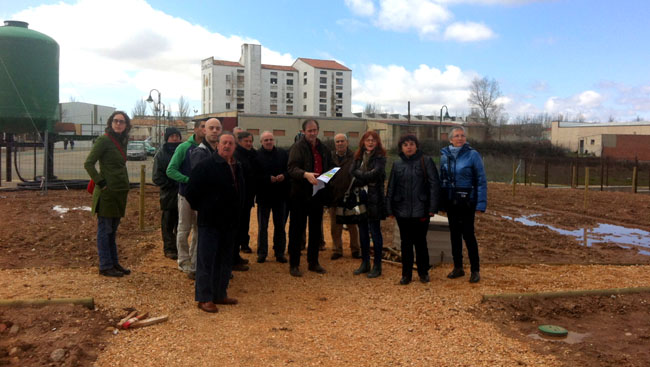 Los adjudicatarios en las parcelas