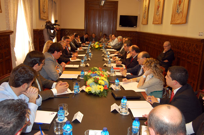 Reunión de Soriana con los empresarios sorianos