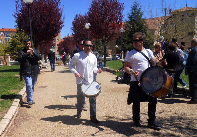 Los gaiteros en el Calaverón