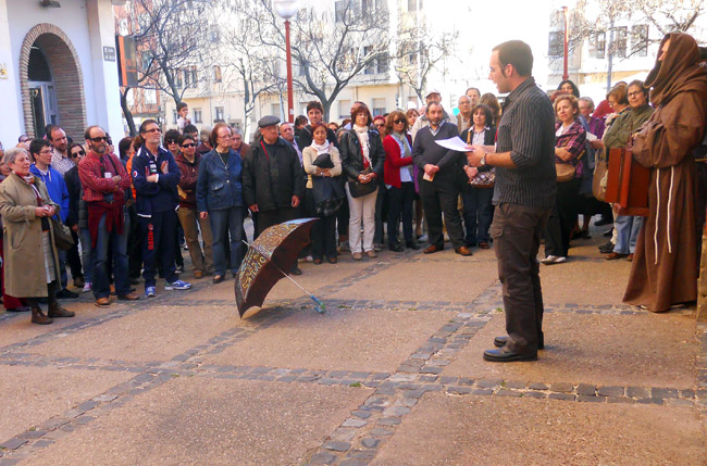 Parada en la plaza de toros