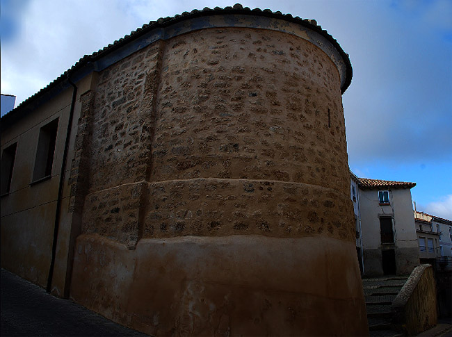 Ábside de la sinagoga agredana.