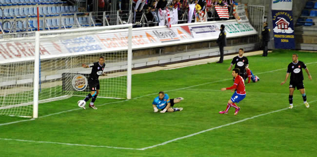 Natalio en un partido