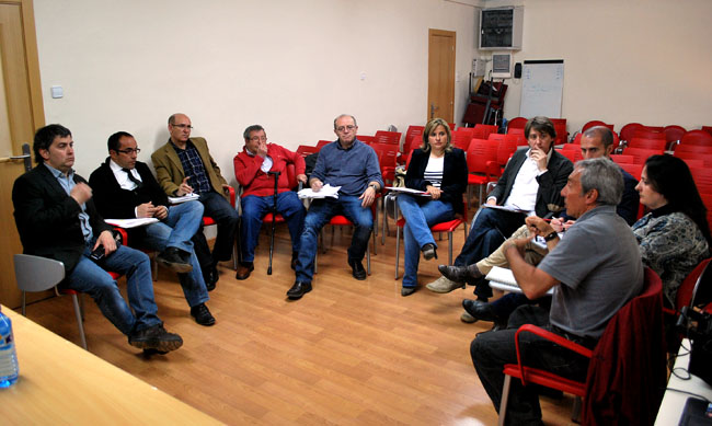 Reunión entre UGT y CC OO