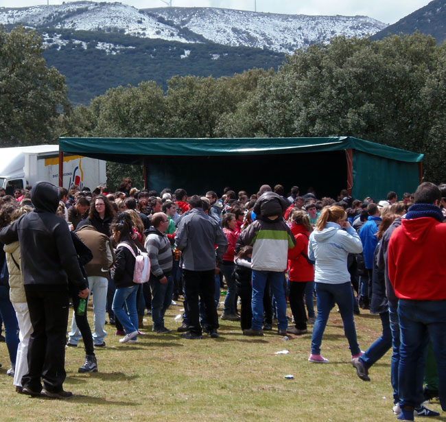 El frío no amedrentó a los asistentes