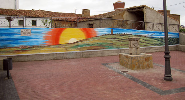 El monumento pictórico-escultórico dedicado  la trashumancia de Almarail se inaugurará el 23 de junio