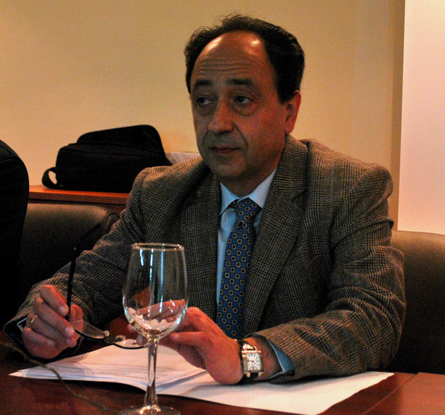 El delegado Manuel López, este lunes