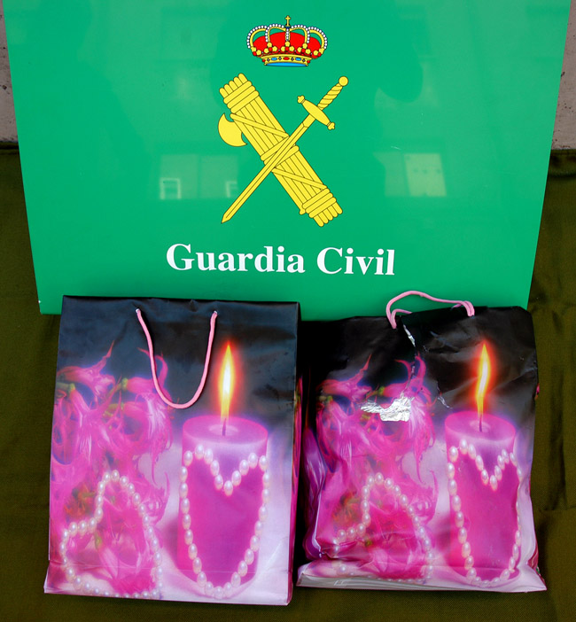 Detalle de las bolsas