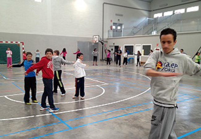 Un momento de la visita