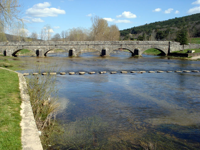 Aspecto del río tras las obras