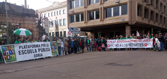 La manifestación en Granados