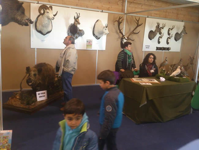 Uno de los expositores