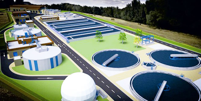 Recreación de la nueva depuradora