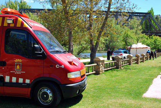 Efectivos desplegados en el rescate.