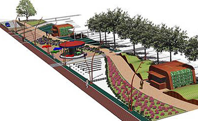 Imagen de lo que será el Espolón.