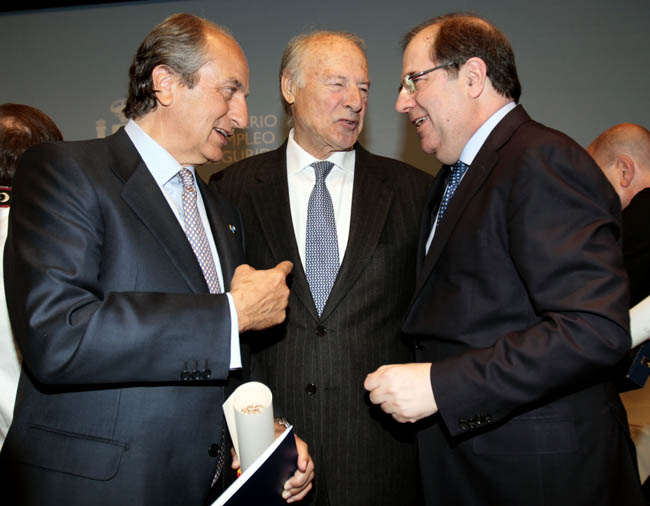 Herrera, (dcha.), Garrido y González.