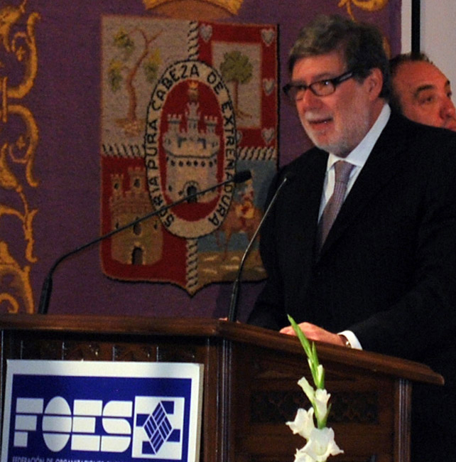 Santiago Aparicio, presidente de FOES.