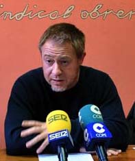 Federico Laguna, lider de USO en Soria.