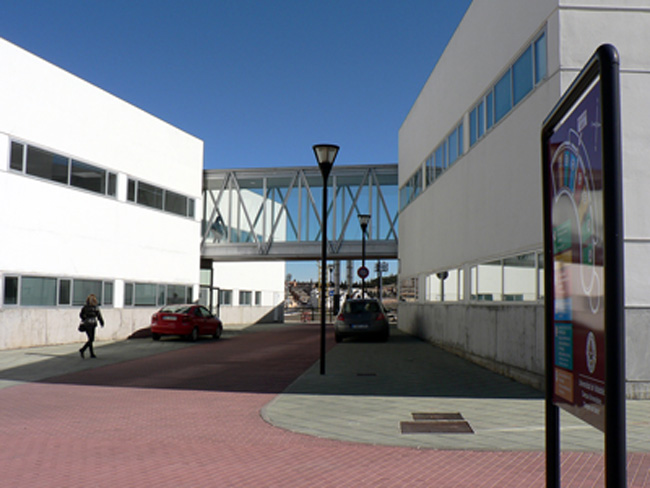 Exterior del Campus Duques de Soria en la capital.