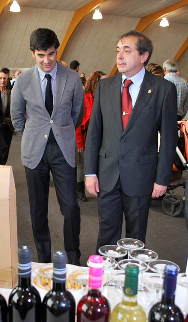 Miguel (dcha.) con Jesús M. Gómez.