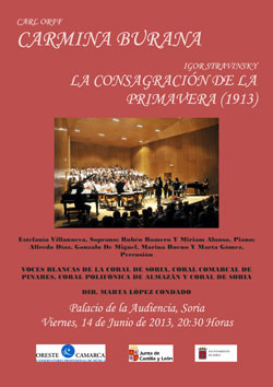 Cartel del concierto