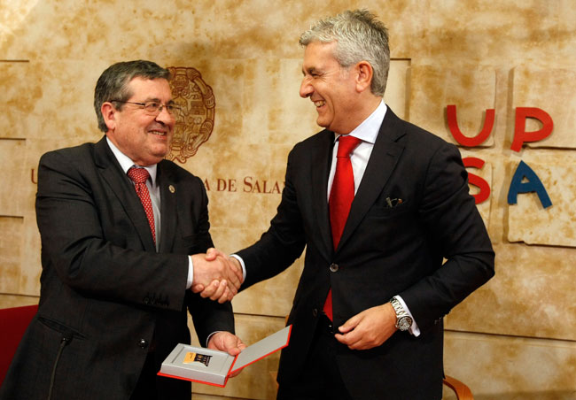 Responsables de la Pontificia y del Santander