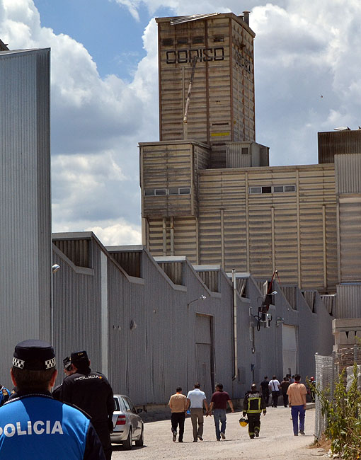 Daños apreciables en las instalaciones.