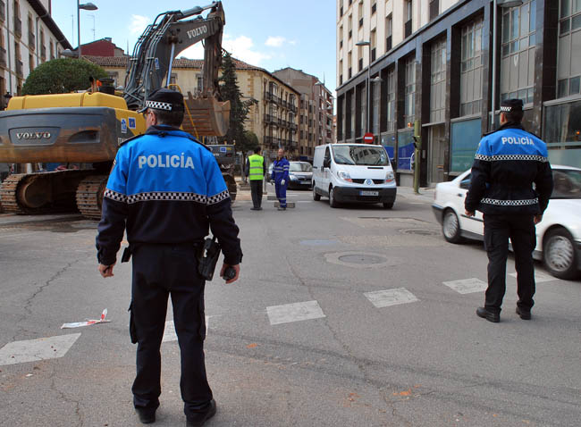 Policía Local, en una de sus actuaciones