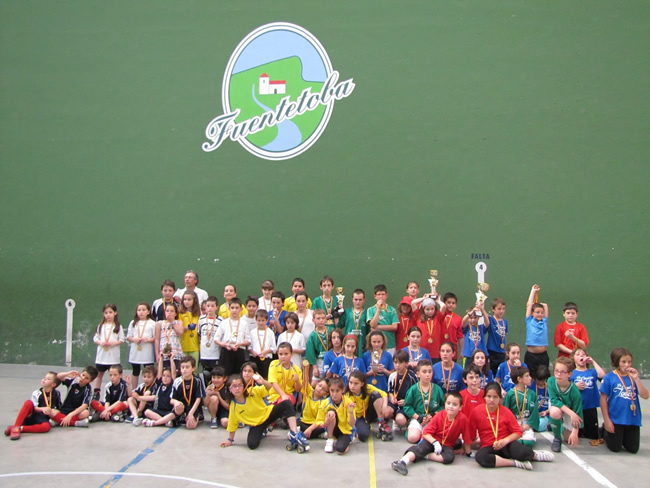 Foto de los peque participantes