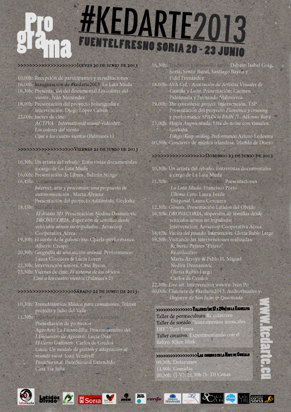 Cartel de las jornadas