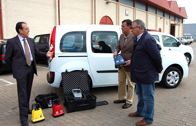 Gil (izda.), Pardo y Soria.