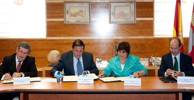Firma del convenio.