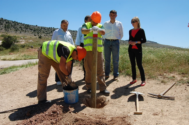 Visita a la señalización del GR-86 en Almazul.