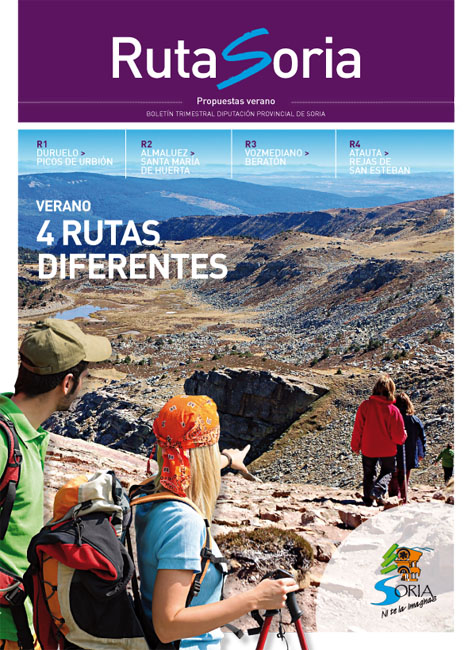 Folleto estival de Rutasoria.