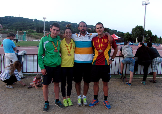 Romero (izda.), Barranco, Arancón y Márquez.