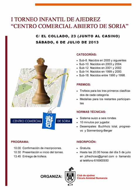 Cartel del campeonato.